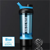 Shaker Water Bottle Drink Plastic Bottles BPA Free Gym Fitness Kettle Outdoor Camping Picnic Bicycle Cycling Climbing Bottle