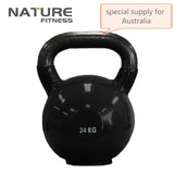 4-24KGS BRAND NEW VINYL Kettlebell Lifting Dumbbells Exercise Training Tools-Vinyl Dipped with Flat Rubber Base