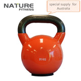 4-24KGS BRAND NEW VINYL Kettlebell Lifting Dumbbells Exercise Training Tools-Vinyl Dipped with Flat Rubber Base