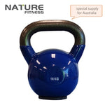 4-24KGS BRAND NEW VINYL Kettlebell Lifting Dumbbells Exercise Training Tools-Vinyl Dipped with Flat Rubber Base