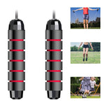 Tangle-Free with Ball Bearings Rapid Speed Jump Rope Crossfit Excercise and Fitness Workout Equipments Skipping Foot Unisex Kids