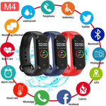 Smart Band Fitness Trcker M4 Sport Bracelet Pedometer Heart Rate Blood Pressure Bluetooth Health Wirstband Waterproof Smartband