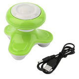 Electric Handled Wave Vibrating Massager USB Battery Full Body Head Neck Massage Ultra-compact Lightweight Portable Mini