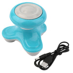 Electric Handled Wave Vibrating Massager USB Battery Full Body Head Neck Massage Ultra-compact Lightweight Portable Mini