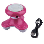 Electric Handled Wave Vibrating Massager USB Battery Full Body Head Neck Massage Ultra-compact Lightweight Portable Mini