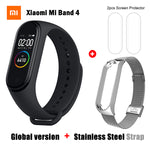 Original Global Version Xiaomi Mi Band 4 Bracelet Fitness Heart Rate Band Mi Band 4 Chinese Version Smart Wristband &Gift Strap