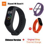 Original Global Version Xiaomi Mi Band 4 Bracelet Fitness Heart Rate Band Mi Band 4 Chinese Version Smart Wristband &Gift Strap