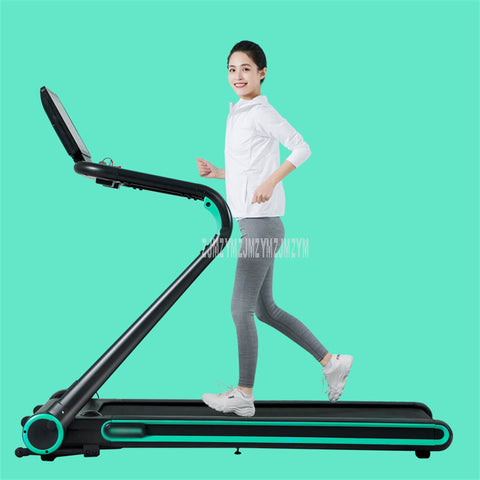 U20 1200W 15.6 inch Color Screen Household Electric Foldable Mini Treadmill Mute Running Training Family Fitness Equipment 220V