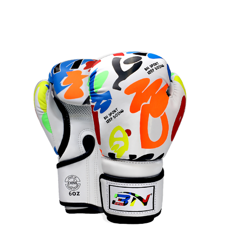 BN Pro 6OZ Kids MMA Muay Thai Boxing Gloves Children Boys Girls Sparring Martial Arts Punch Training Mitts Fight Gear DEO