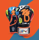 BN Pro 6OZ Kids MMA Muay Thai Boxing Gloves Children Boys Girls Sparring Martial Arts Punch Training Mitts Fight Gear DEO