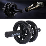 Abdominal Fitness Roller Muscle Exercise Equipment Double Wheel Ventral Power Wheel Home Gym Roller Trainer Training