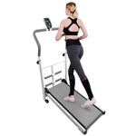 Foldable Fitness Treadmill with sit-up bar Mechanical treadmill Unisex fitness machine For Office worker Coach Sports enthusiast