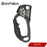 XINDA 2018 New Outdoor Sports Rock Climbing Left Hand Grasp 8mm-13mm Rope Hand Ascender Device Mountaineer Riser Tool Kits