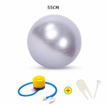 Sports Yoga Balls Set Exercise Pilates Fitness Gym Home Stability Ball Balance Strength Workout Massage Training Ball 55cm 65cm