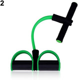 Indoor Fitness Training Apparatus Elastic Latex Pedal Sit Up Pull Rope Abdominal Exerciser Home Sports Equipment Pull Rope