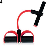 Indoor Fitness Training Apparatus Elastic Latex Pedal Sit Up Pull Rope Abdominal Exerciser Home Sports Equipment Pull Rope