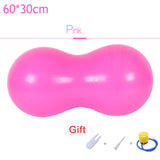 Pilates Peanut Yoga Ball Anti-Burst Home Exercise Ball Fitness Explosion-proof Gym Outdoor Sports Balance Fitball 30cm/45cm/50cm