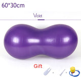 Pilates Peanut Yoga Ball Anti-Burst Home Exercise Ball Fitness Explosion-proof Gym Outdoor Sports Balance Fitball 30cm/45cm/50cm