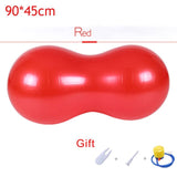 Pilates Peanut Yoga Ball Anti-Burst Home Exercise Ball Fitness Explosion-proof Gym Outdoor Sports Balance Fitball 30cm/45cm/50cm