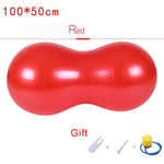 Pilates Peanut Yoga Ball Anti-Burst Home Exercise Ball Fitness Explosion-proof Gym Outdoor Sports Balance Fitball 30cm/45cm/50cm