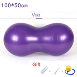 Pilates Peanut Yoga Ball Anti-Burst Home Exercise Ball Fitness Explosion-proof Gym Outdoor Sports Balance Fitball 30cm/45cm/50cm