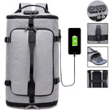 USB Anti-theft Gym backpack Bags Fitness Gymtas Bag for Men Training Sports Tas Travel Sac De Sport Outdoor Laptop Sack XA684WA