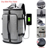 USB Anti-theft Gym backpack Bags Fitness Gymtas Bag for Men Training Sports Tas Travel Sac De Sport Outdoor Laptop Sack XA684WA