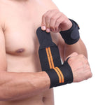 1Pcs Wristband Wrist Support Weight Lifting Gym Training Wrist Support Brace Straps Wraps Crossfit Powerlifting Protective gear