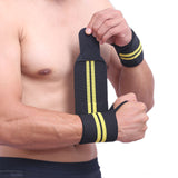 1Pcs Wristband Wrist Support Weight Lifting Gym Training Wrist Support Brace Straps Wraps Crossfit Powerlifting Protective gear