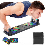 9 in 1 Push Up Board Home Gym Comprehensive Exerciser Foldable Adjustable push up Rack Stand Body Building Fitness Equipment