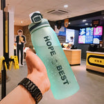 900ml Tritan plastic water bottle BPA free Gym water bottle Leak-proof Water Bottle Riding Travel Outdoor Explosion Sport Bottle