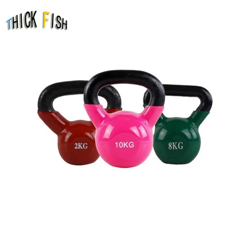 1pcs 18kg Dumbbell Kettlebell men's women's kettle dumbbells ball fitness equipment sports iron classic muscle training