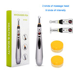 Electronic Acupunctures Pen Acupoint Stimulation Body Massager Laser Therapy Meridian Energy Pen Relief Pain Tool Dropshipping