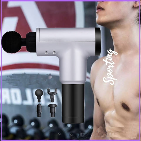 Electric Fascia Massage Gun Relaxation Massager Therapy 6speed Adjustment Deep Vibration Muscle Relaxation Fitness For Home Gym