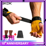 SKDK Hand Grips Gymnastics Gloves Grips Anti-Skid Gym Fitness Gloves Weight Lifting Grip Gym Crossfit Trainining fitnes gear