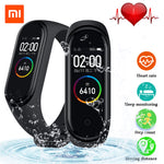 2019 original xiao mi mi banda 4 pulseira inteligente 3 cor amoled tela mi banda 4 versão global freqüência cardíaca fitness música pulseira