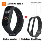 2019 original xiao mi mi banda 4 pulseira inteligente 3 cor amoled tela mi banda 4 versão global freqüência cardíaca fitness música pulseira