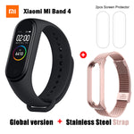 2019 original xiao mi mi banda 4 pulseira inteligente 3 cor amoled tela mi banda 4 versão global freqüência cardíaca fitness música pulseira