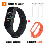 2019 original xiao mi mi banda 4 pulseira inteligente 3 cor amoled tela mi banda 4 versão global freqüência cardíaca fitness música pulseira