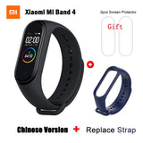 2019 original xiao mi mi banda 4 pulseira inteligente 3 cor amoled tela mi banda 4 versão global freqüência cardíaca fitness música pulseira