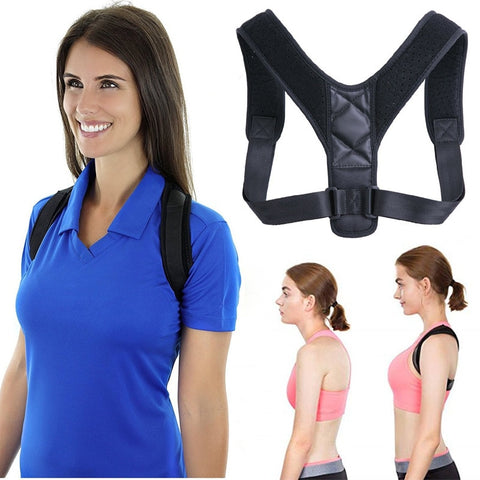 Brace Support Belt Adjustable Back Posture Corrector Clavicle Spine Back Shoulder Lumbar Posture Correction For Adult Unisex