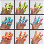 Hand Grips Finger Strength Exerciser Trainer Strengthener Grip Resistance Trainer Hand Expander Gym Fitness Equipment for Home