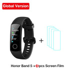 Global Version Honor Band 5 Band5 Smart Wristband Blood Oxygen Real Time Heartrate Monitor 0.95'' AMOLED Screen 5ATM Waterproof