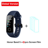 Global Version Honor Band 5 Band5 Smart Wristband Blood Oxygen Real Time Heartrate Monitor 0.95'' AMOLED Screen 5ATM Waterproof