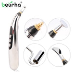 USB Charging Electric  Acupuncture Pen Tens Massage Meridian Energy Laser Therapy Pen Pain Relief Mini Stimulation Massager