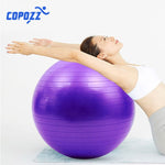 Sports Yoga Balls Pilates Fitness Gym Balance Fitball Exercise Training Workout Massage Ball 55cm 65cm 75cm without pump