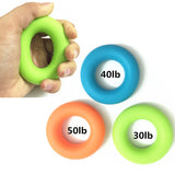 Hand Grip finger pow Trainer solid silicone rubber Ring Hand Expander exerciser fingers gripper powerball hand exerciser grip