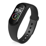 M4 banda inteligente rastreador de fitness relógio esporte pulseira freqüência cardíaca monitor de pressão arterial smartband saúde fitness rastreador