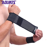 AOLIKES 1 Pcs wrist band men women elastic bandage for hand wrist strap wrap fitness wristband sport gym support wrist protector