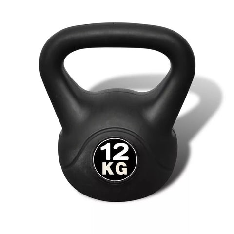 VidaXL Kettlebell De 12kg Dumbbells Body Building Fitness Equipments Home Gym Arm Exercise Sports 90392